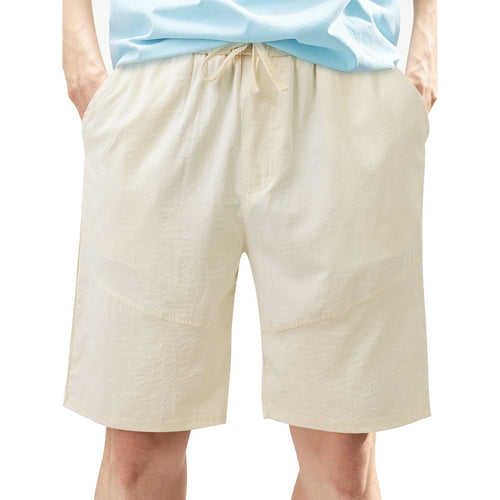 Herre casual shorts med elastisk liv og praktiske sidelommer Stilla