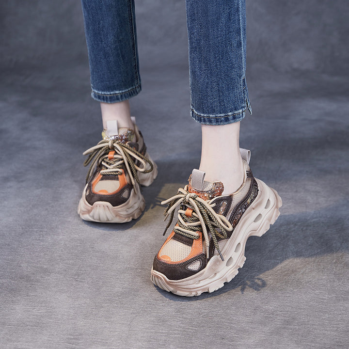 Herrer Chunky Platform Mode Sneakers Stilla