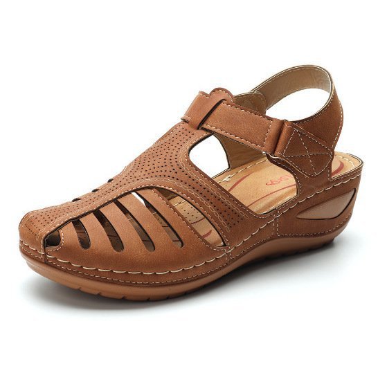 Dame Komfort Riemchen Wedge Sandaler Stilla
