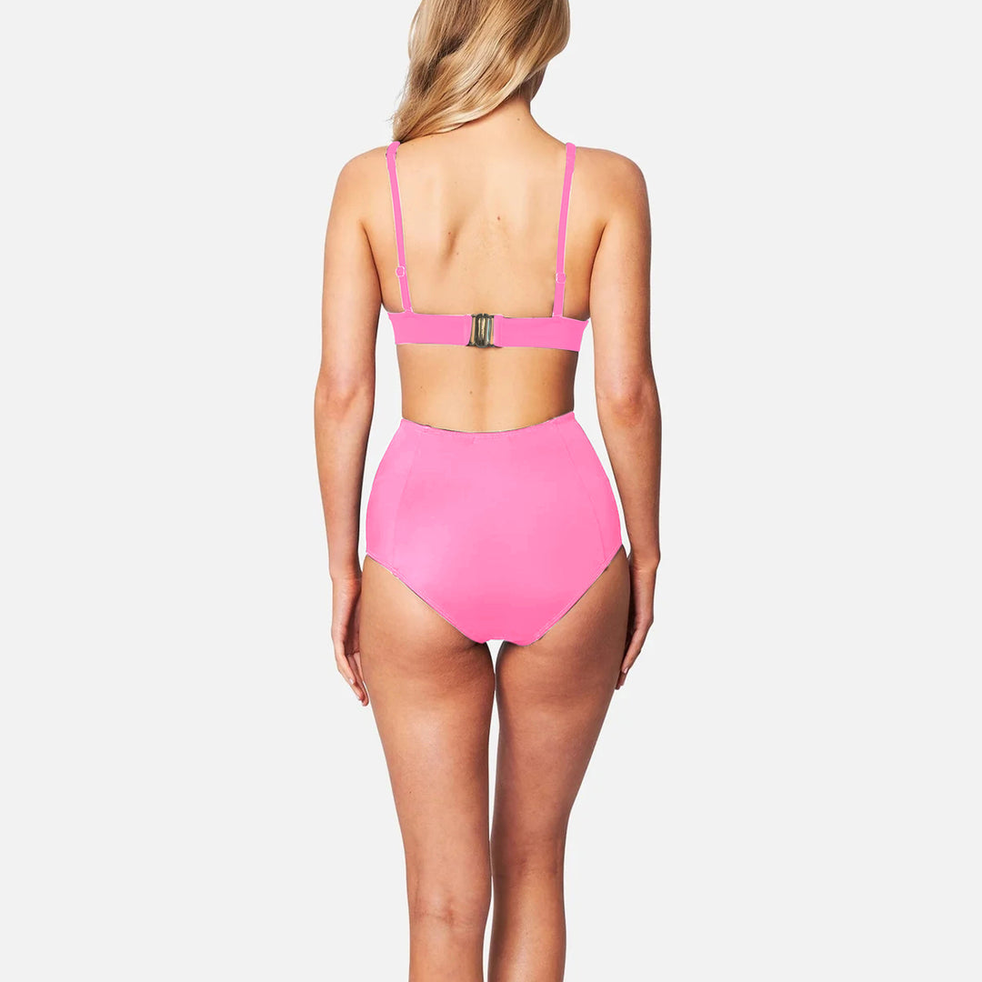 Damer Højskåret Bikini med dyb V-udskæring Skovae