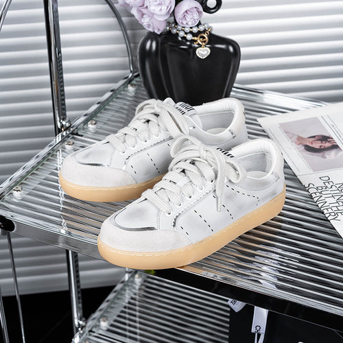 Dame sneakers i moderne metallic-design med åndbare egenskaber Stilla