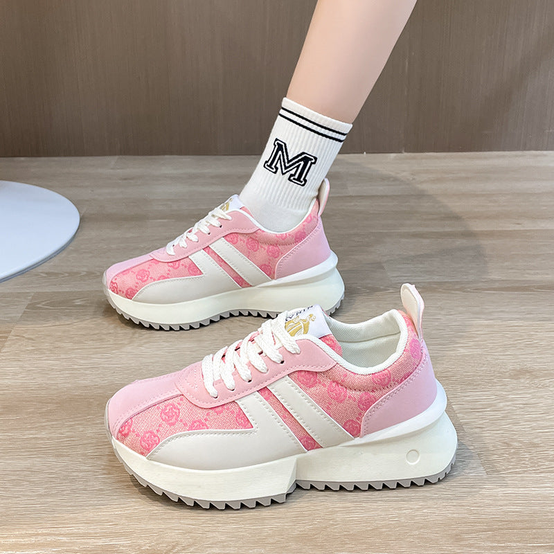 Dame Chunky Sneakers med åndbar konstruktion og stabil profilsåle Stilla