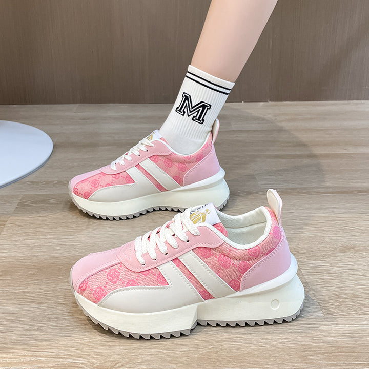 Dame Chunky Sneakers med åndbar konstruktion og stabil profilsåle Stilla
