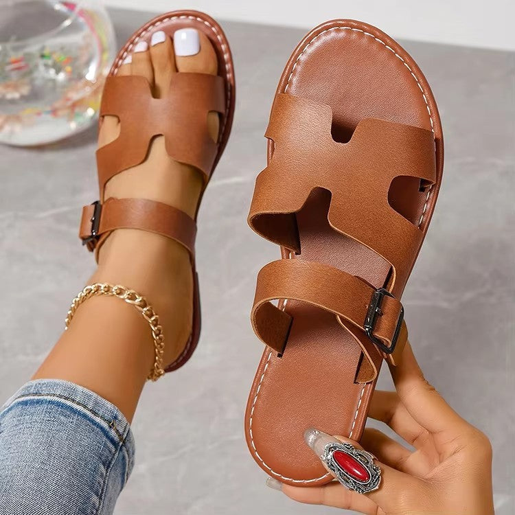 Dame Sandaler med justerbar rem og elegant snit Stilla
