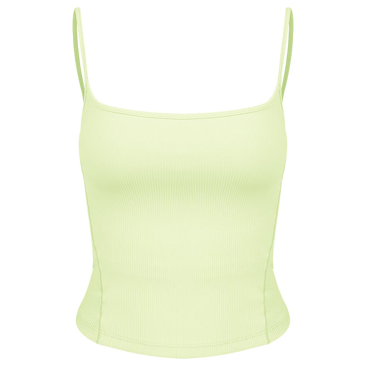 Dame Sporty Crop-Top med elegant Racerback-design og højelastisk materiale Stilla