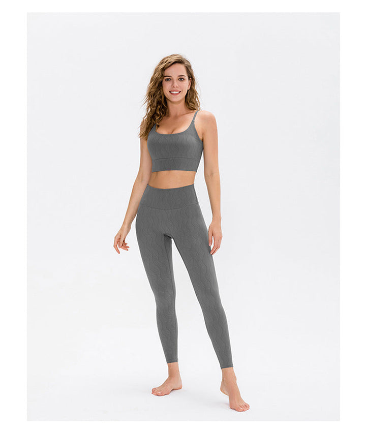 Stilla | Sense Sports Bra Printet Yoga Top Med Brystpude, Høj Elastisk Løbe Fitness Tøj Til Kvinder