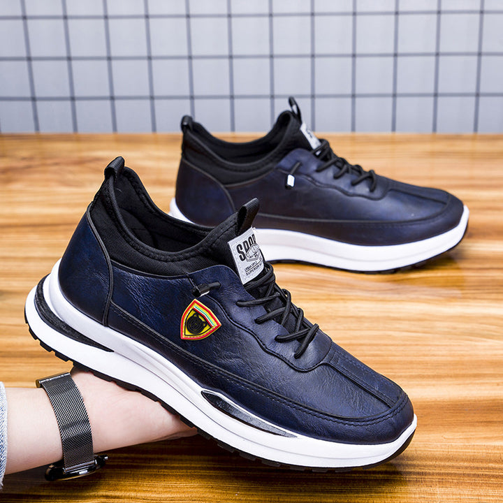 Herrer Premium Læder Lifestyle Sneakers Stilla