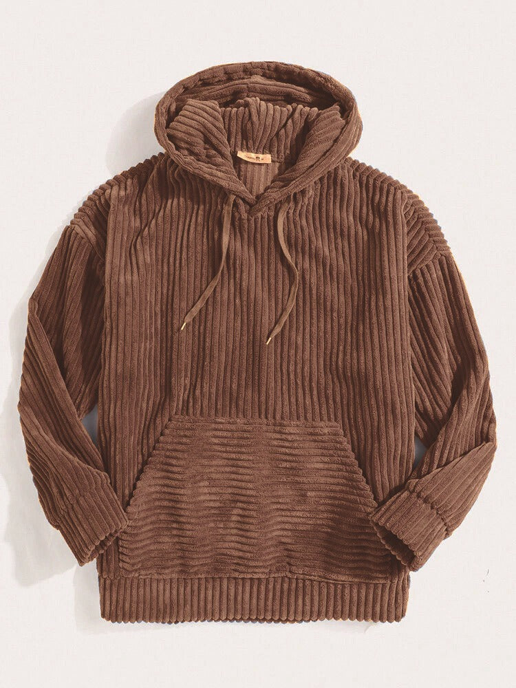 Kvindernes hyggelige hoodie i moderne ribdesign Stilla