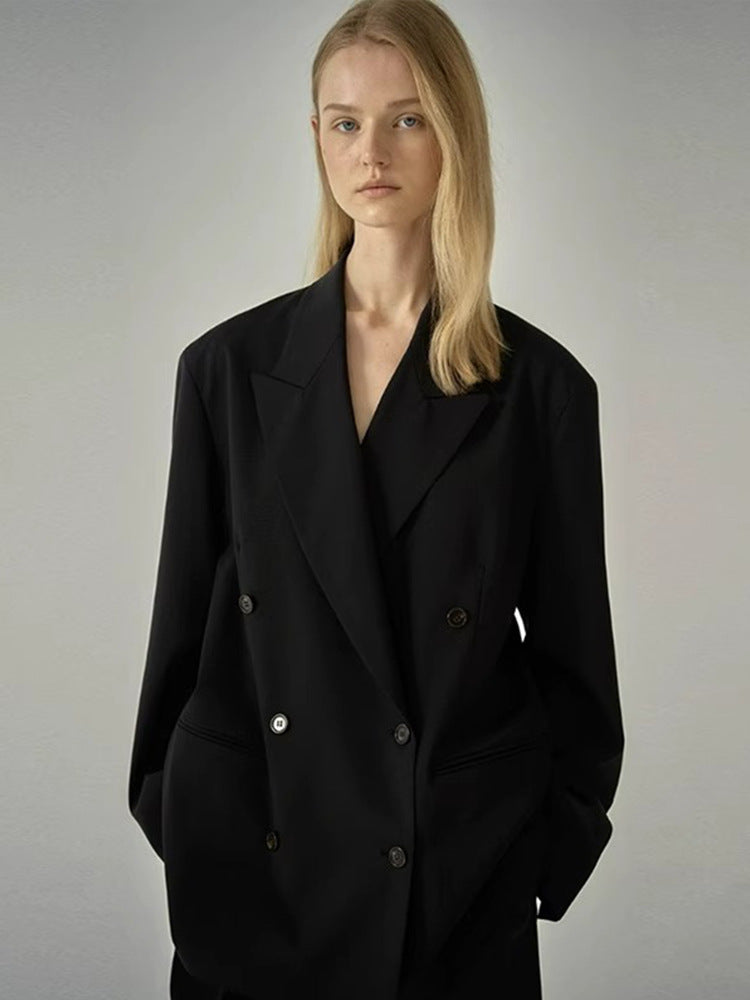 Dame Oversized Blazer lavet af højkvalitetsmateriale med dobbeltknapdetaljer Stilla