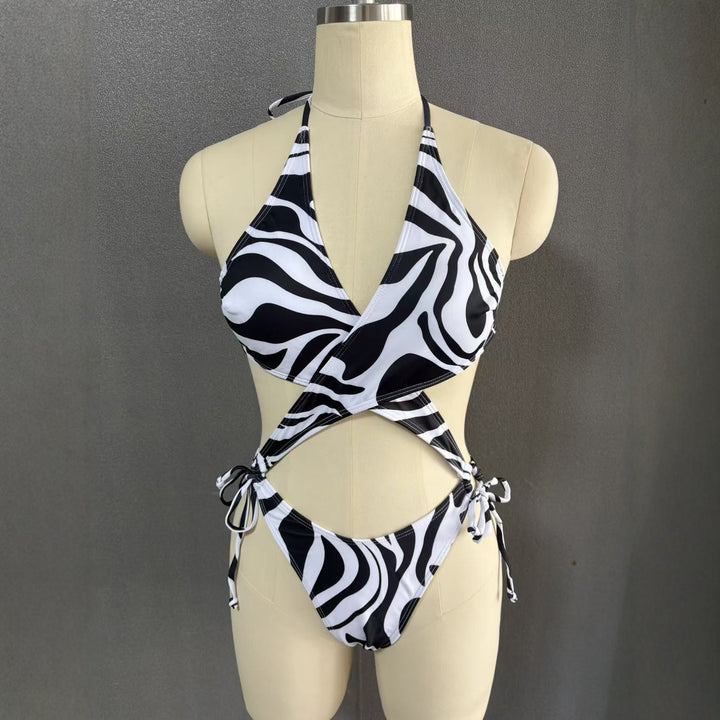 Dame triangel-bikini med raffineret snit Skovae