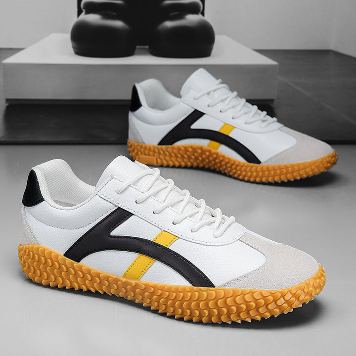 Unisex nan retro-urbane Mesh-sneaker med profileret gummisål og velourlæder tåhætte Skovae