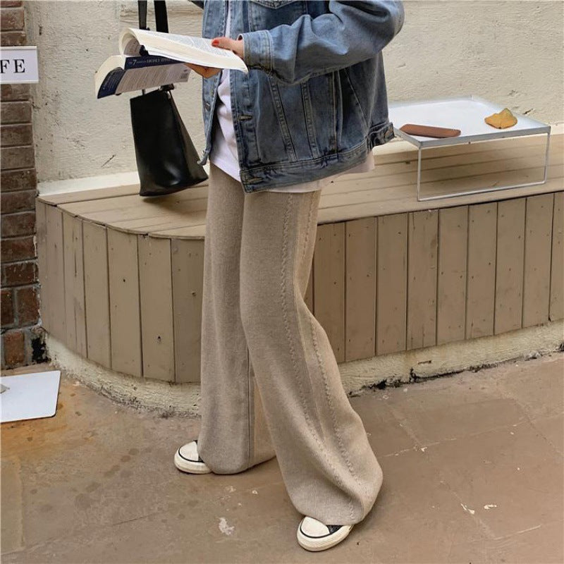 Kvinders hyggelige ribstrikkede cardigan med elegant stående krave Stilla