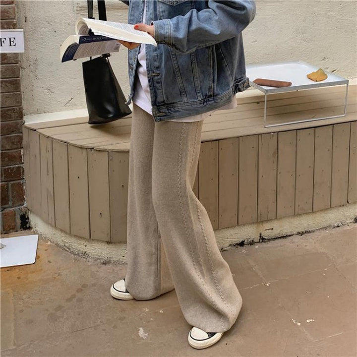 Kvinders hyggelige ribstrikkede cardigan med elegant stående krave Stilla