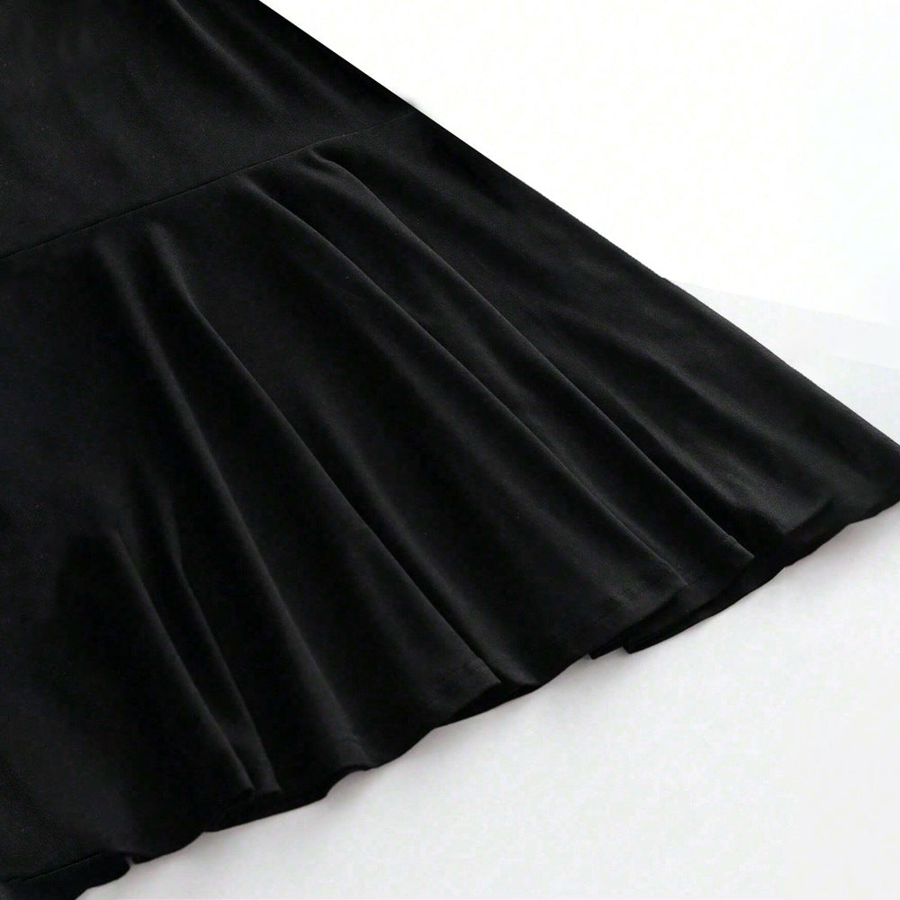 Femme Off-Shoulder Rüsch Mini Kjole Stilla