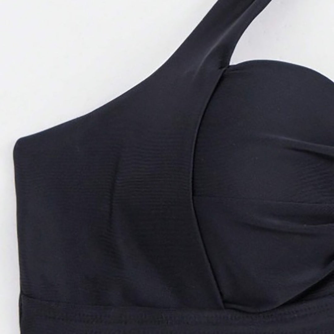 Dame Bikiniset med elegant høj talje og komfortable stropper Skovae
