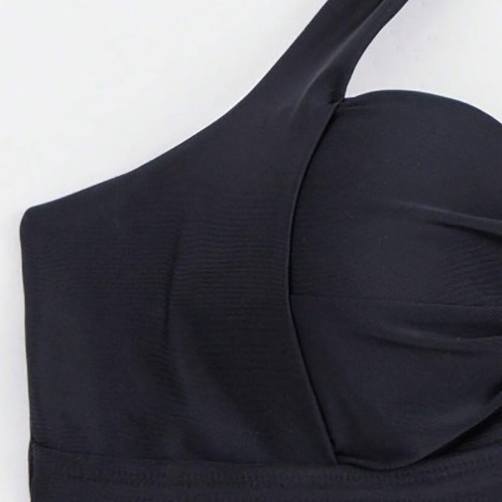 Dame Bikiniset med elegant høj talje og komfortable stropper Skovae