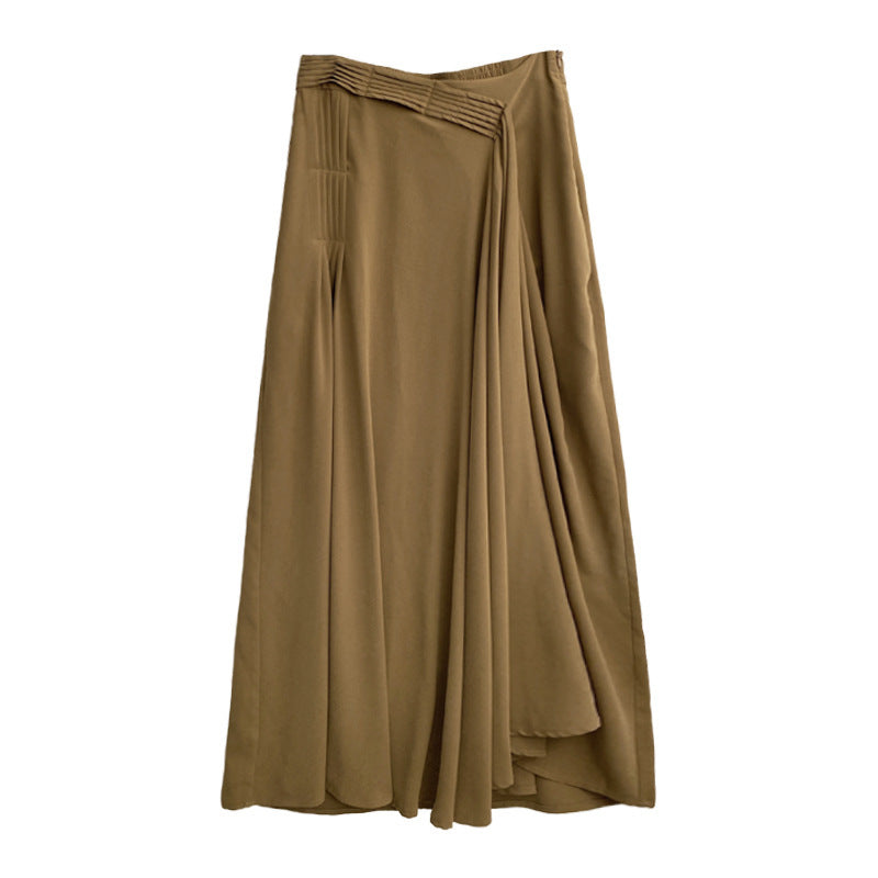 Dame Maxikjole med elegant draperet design Stilla