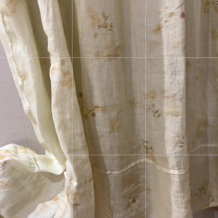 Femme Flydende Floralt Print Maxi Kjole Stilla