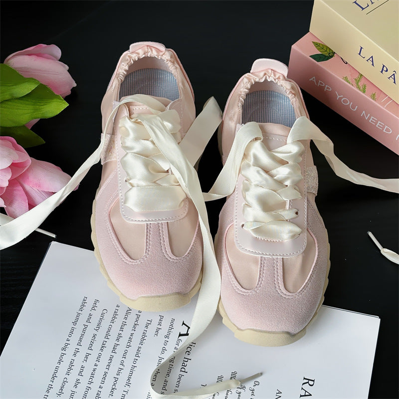 Dame Sneakers med elastisk snøresystem og åndbar tekstilstruktur Stilla
