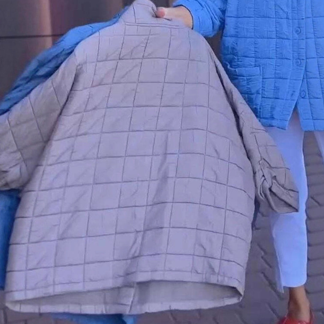 Kvinders quilted vinterjakke med let foer Stilla