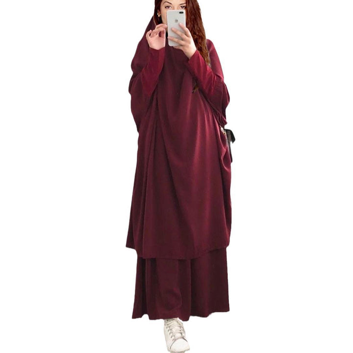 Dame Langærmet Kaftan med Elegant Snit og Bredt Design Stilla