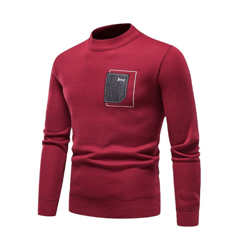 Herre høj kvalitets sweater med praktisk brystlomme Stilla
