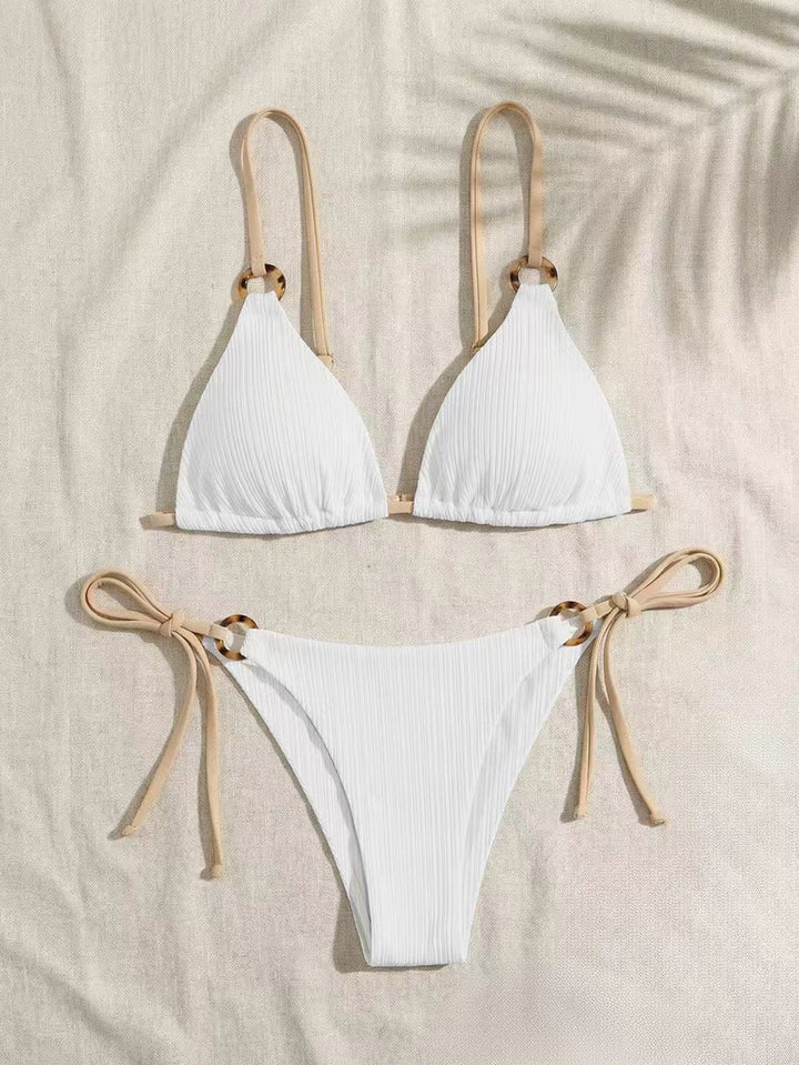 Dame trekantsbikini med justerbare stropper Skovae