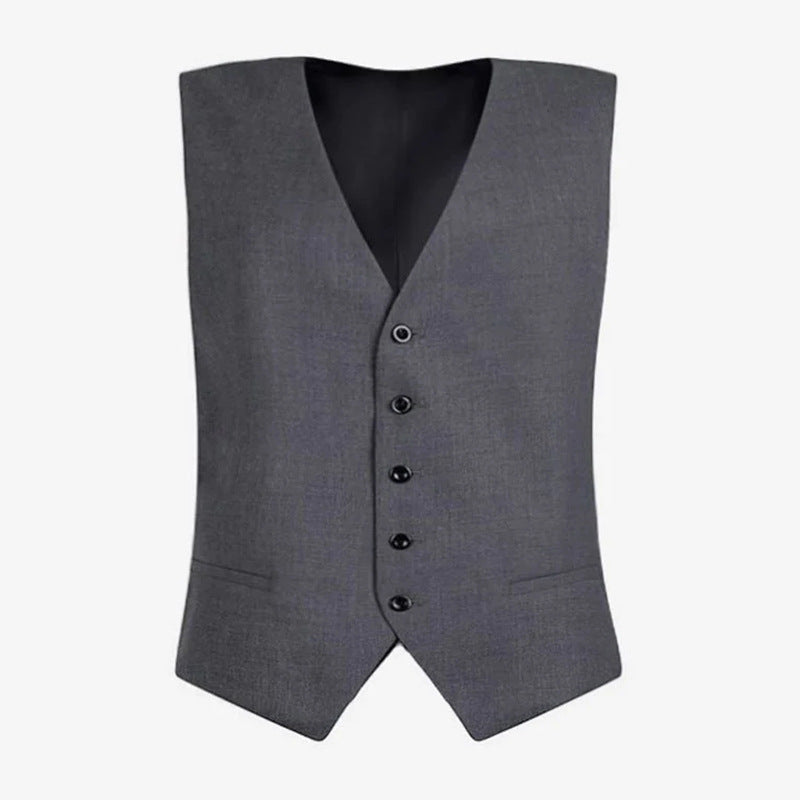 Dame elegant figursyet vest med knapdetaljer og smal pasform Stilla