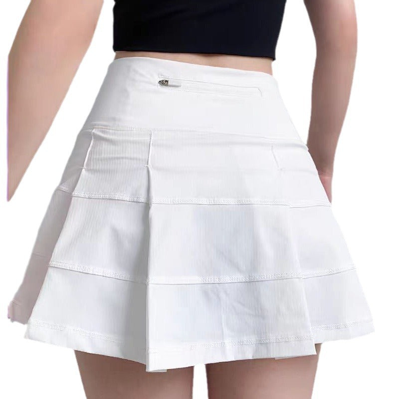 Dame Sporty Mini Nederdel med Høj Talje Stilla