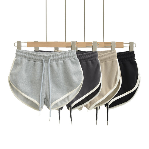 Dame Sporty Shorts med åndbart for og justerbar talje Stilla