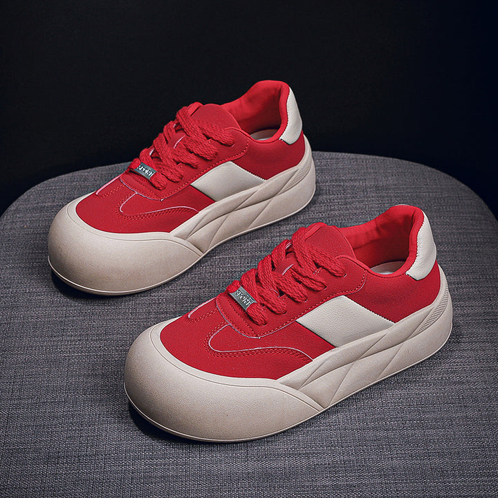 Dame mode Sneakers med tyk sål og åndbart overmateriale Stilla