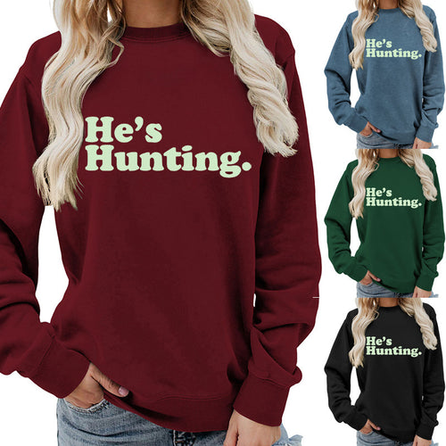 Kvinders sweatshirt med moderne skrift og afslappet snit Stilla