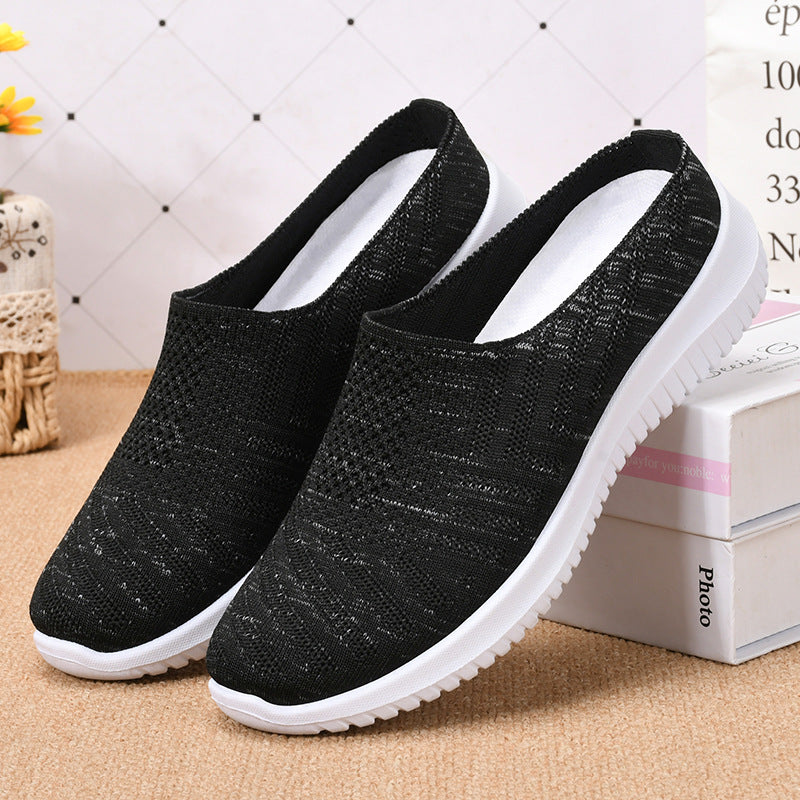 Dame fritidssko med elastisk slip-on design og stødabsorberende sål Stilla