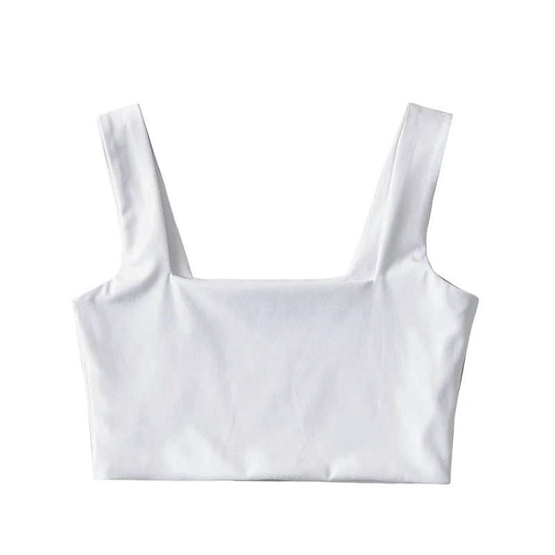 Femme Kvadrat-Udskæring Crop Top Stilla