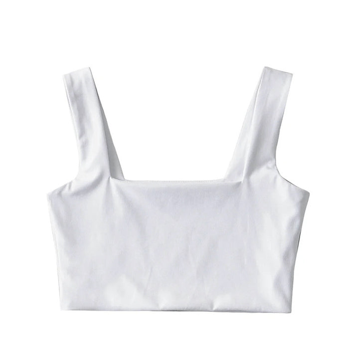 Femme Kvadrat-Udskæring Crop Top Stilla