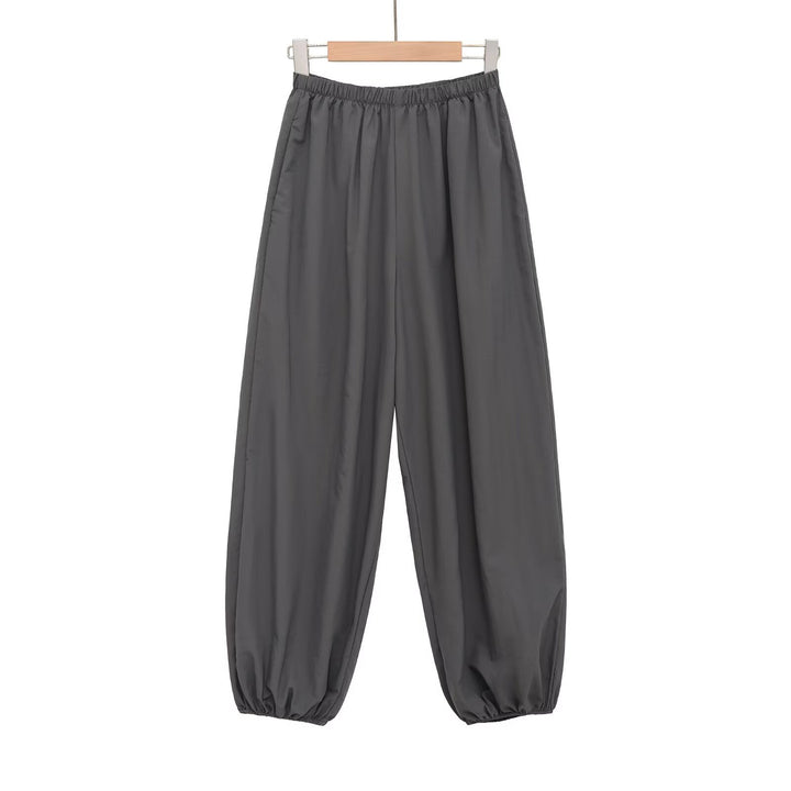 Damer Sporty Sweatpants med elastisk talje og brede ben Skovae