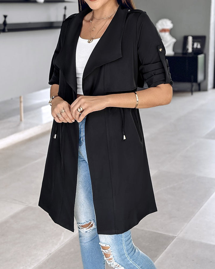 Dame Stilfuld Utility-Trenchcoat Stilla