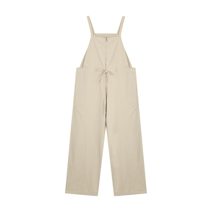 Dame Casual Jumpsuit-Bukser med justerbare stropper og funktionelle lommer Stilla