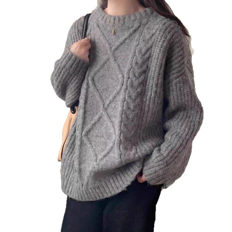 Kvinders hyggelige oversized sweater lavet af fin strik Stilla