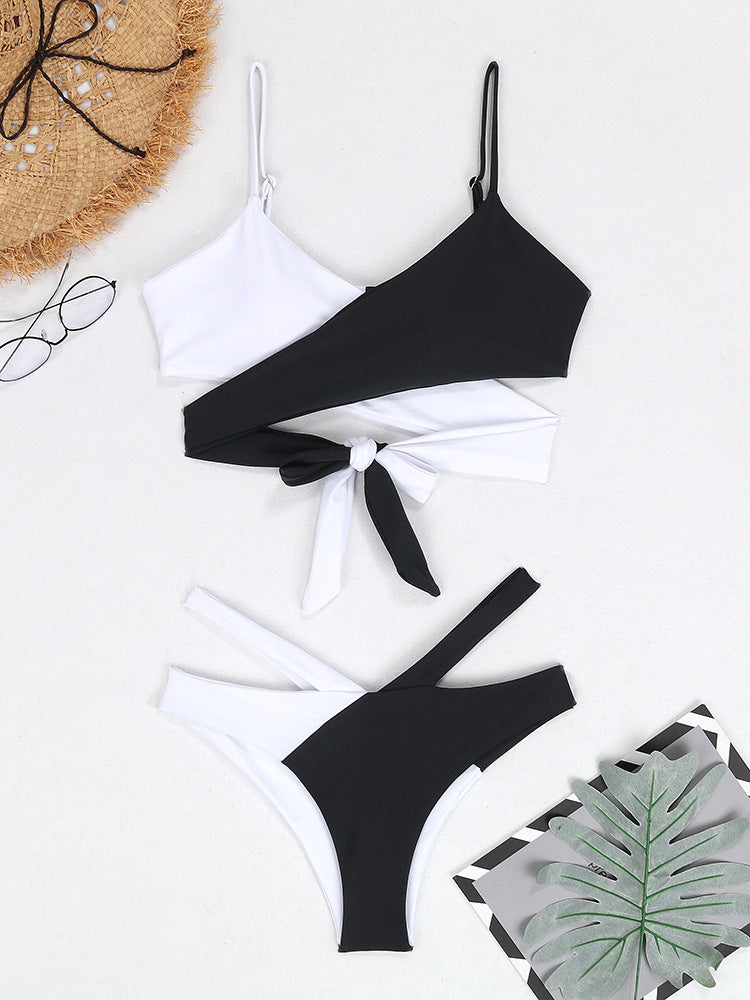 Dame asymmetrisk Cut-Out bikini-sæt Stilla