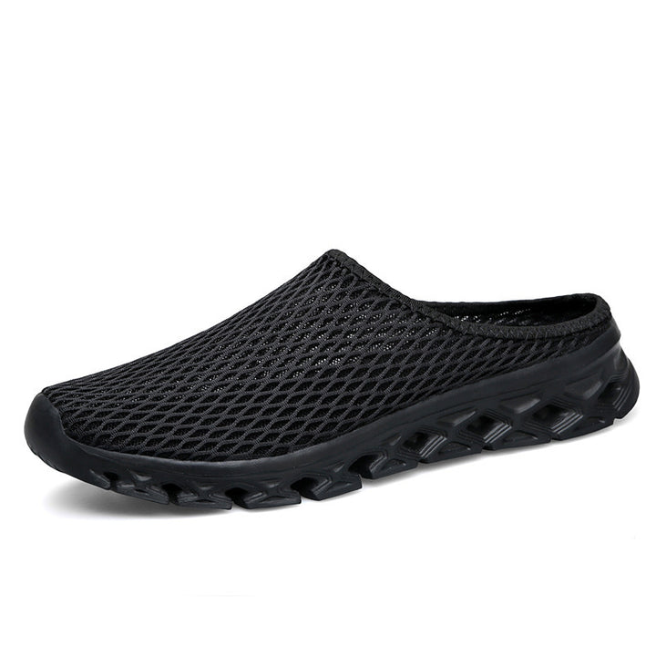 Unisex nan åndbar mesh mule sko med fleksibel vaffelsål og ergonomisk fodseng Skovae