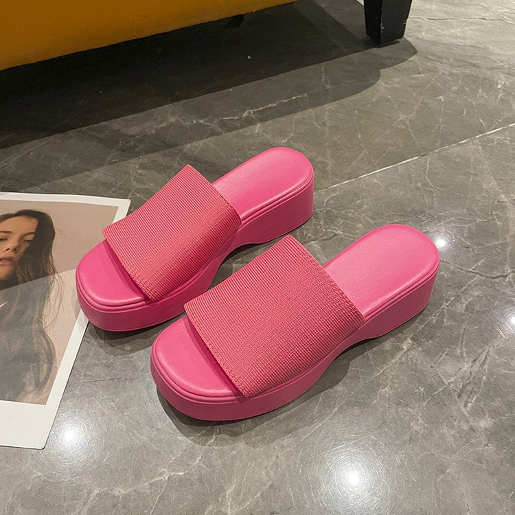 Dame Wedge-sandaler med ergonomisk fodseng og bred remparti Stilla