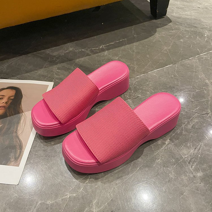 Dame Wedge-sandaler med ergonomisk fodseng og bred remparti Stilla