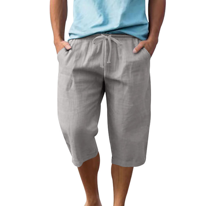 Herrer casual sommer-shorts med elastisk talje og praktiske sidelommer Stilla