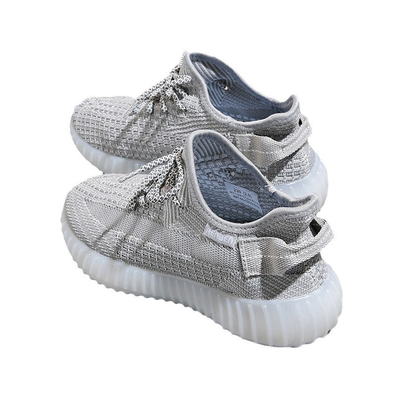 Dame Åndbare Fritids-sneakers med fleksibel sål og moderigtigt strikdesign Stilla
