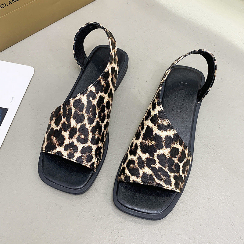 Dame Slide-sandaler med unikt skelet-design og åben hæl Stilla
