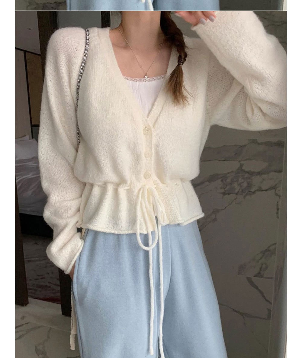 Kvinders cardigan med skræddersyet design og bindebælte Stilla
