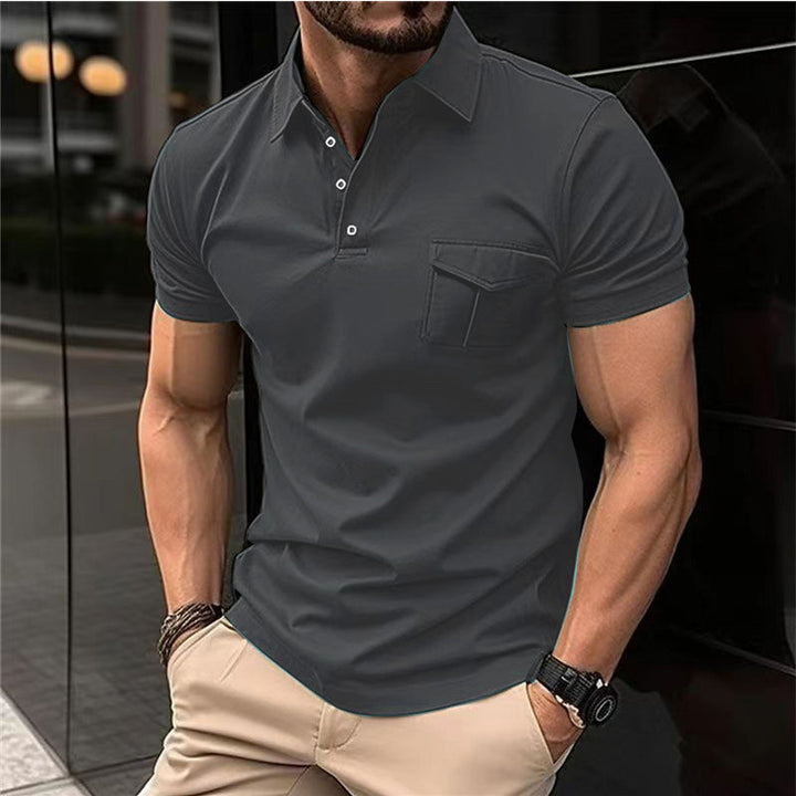 Herre Poloshirt med moderne snit og praktisk brystlomme Stilla