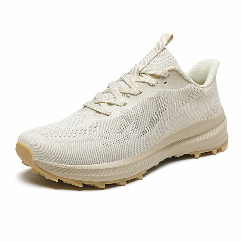 Unisex lette strik trekking sneakers med udtalt profilsål og reaktiv dæmpning Skovae