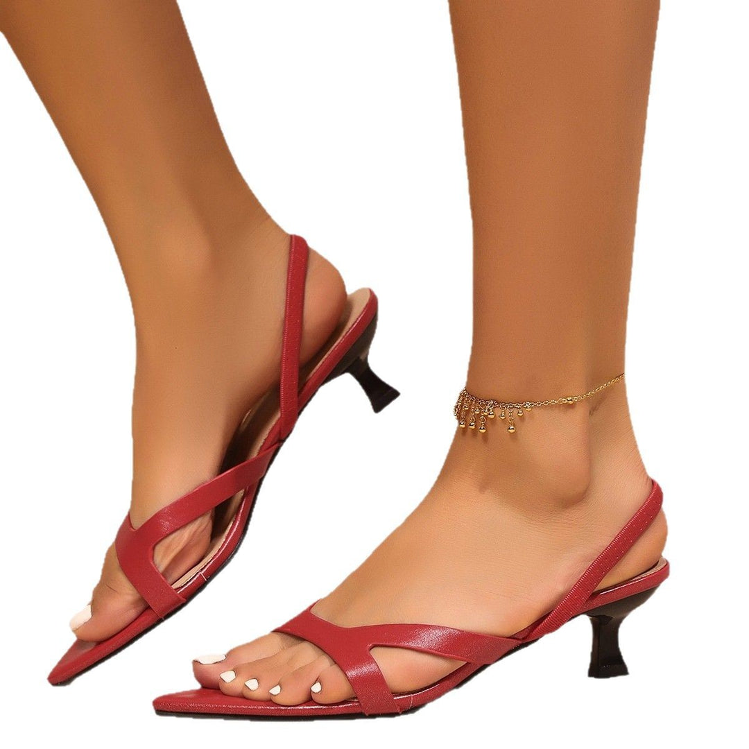 Dame Slingback Sandaler med elegant rem og behagelig hælhøjde Stilla